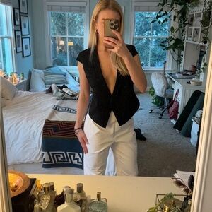 Worth white cotton pants